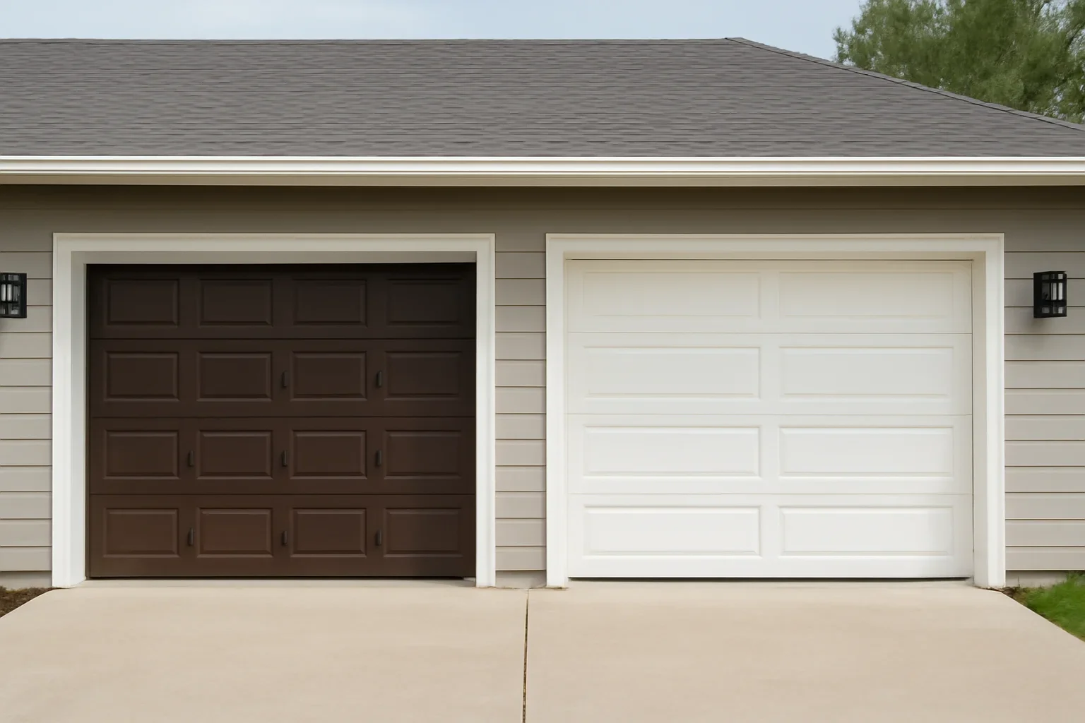 Comparison of a Dodds Garage Doors alternative for a British Columbia home