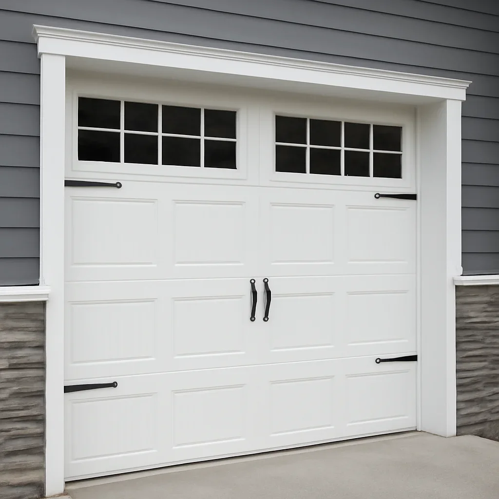 Close-up detail related to best garage door styles for fort langley and murrayville homes