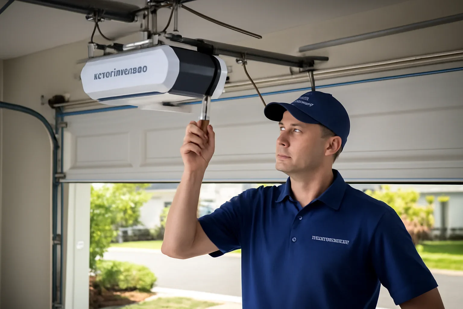 Chamberlain garage door opener service and setup support at a Langley home