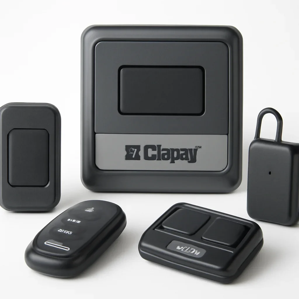 Clopay garage door panel, finish, window and hardware details for a Langley property