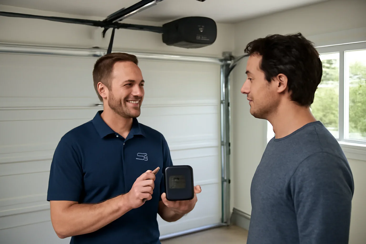myQ Smart Garage Control setup and app-based garage access in Langley