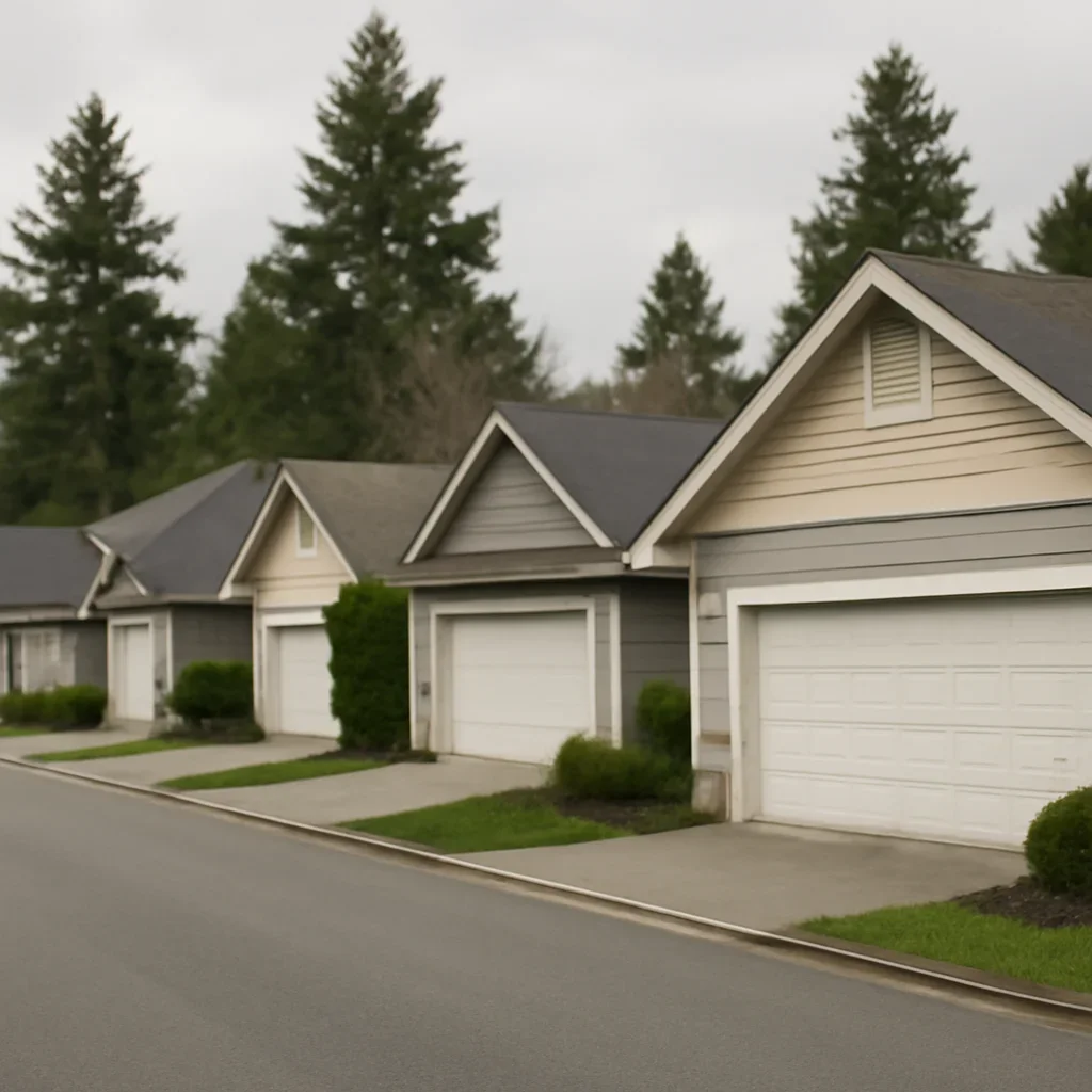 Inspection of garage door cable, drum, spring, and bottom fixture components in Aldergrove