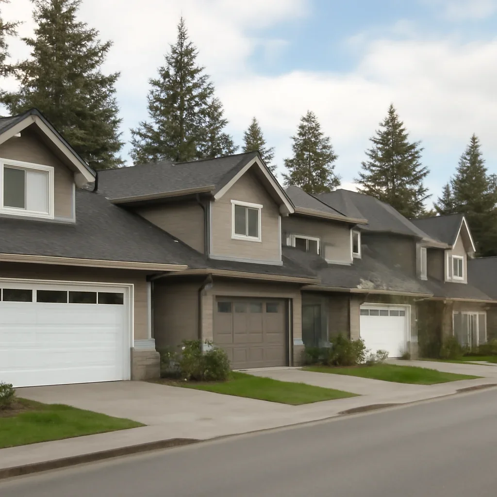 Inspection of off-track garage door rollers, tracks, cables, and hinges in Aldergrove