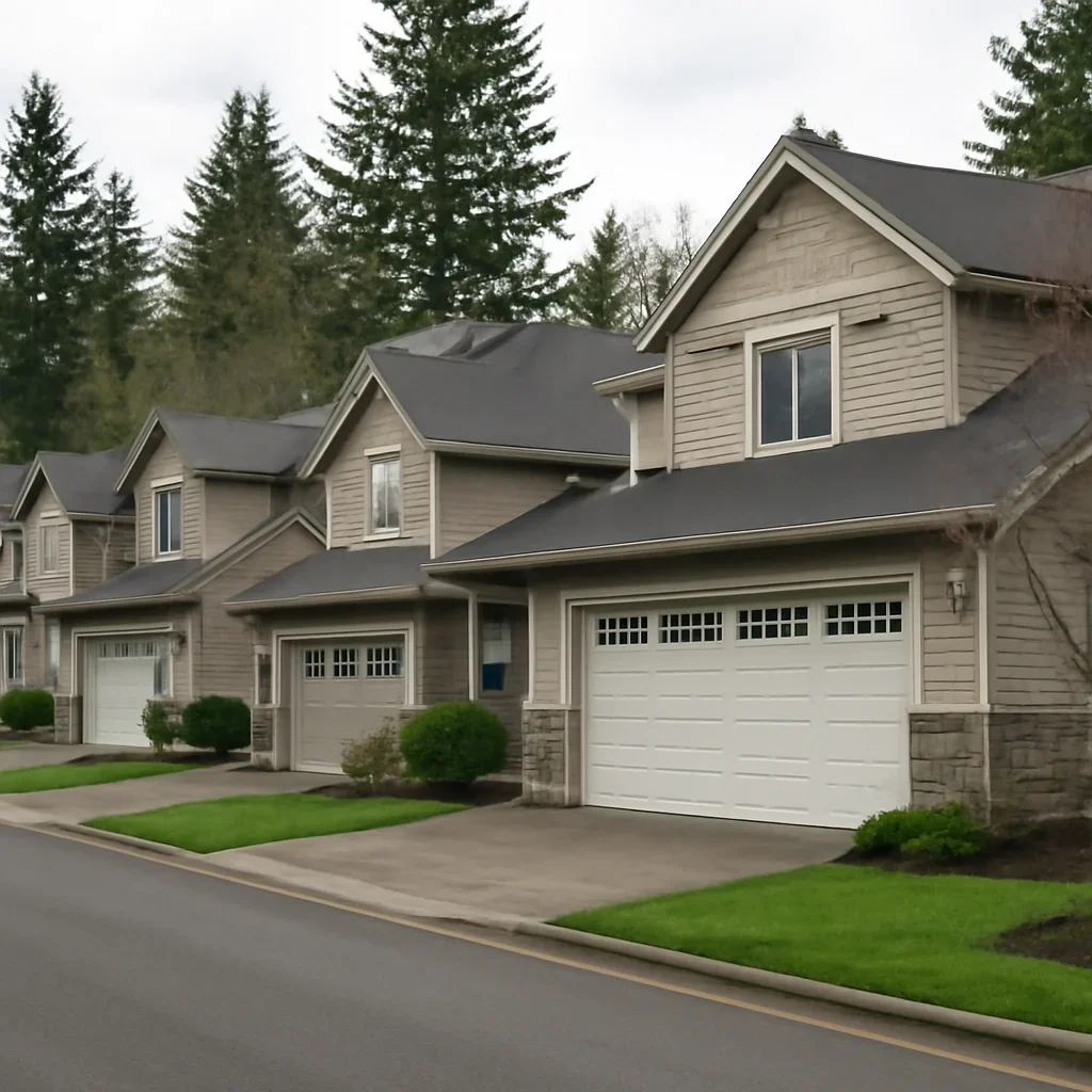 Inspection of garage door springs, cables, rollers, tracks, panels, and opener in Aldergrove