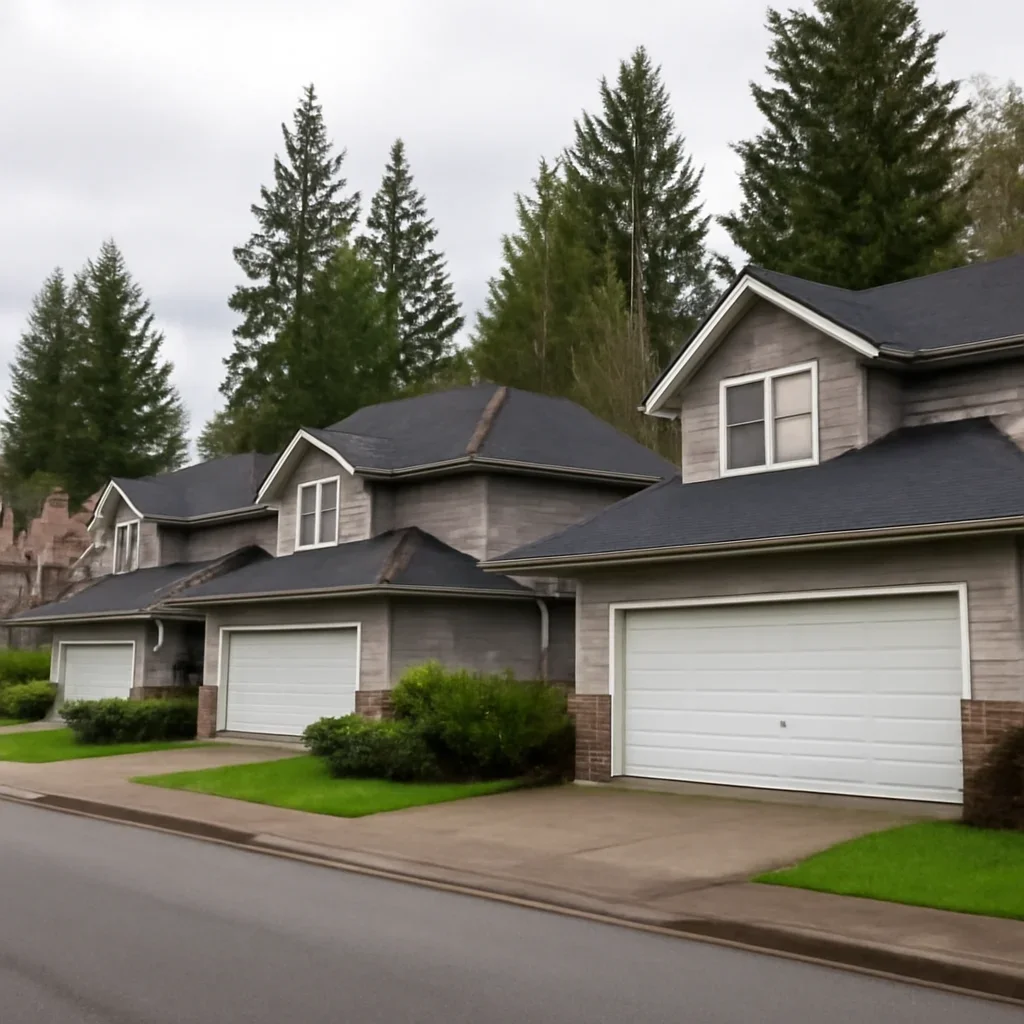 Inspection of garage door spring, shaft, cable, drum, and pulley components in Brookswood