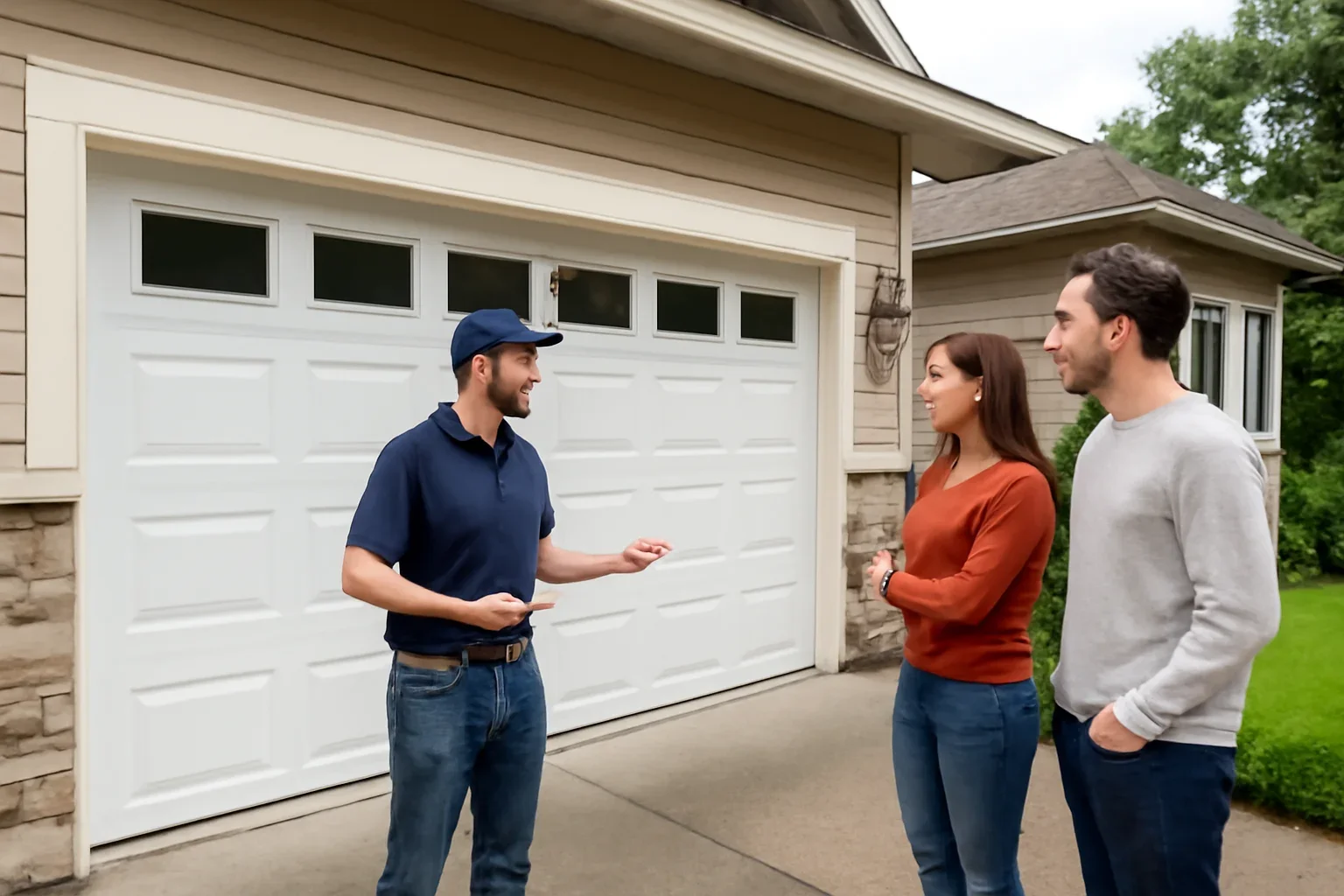 Garage Door Installation in Fernridge for a residential property in Fernridge