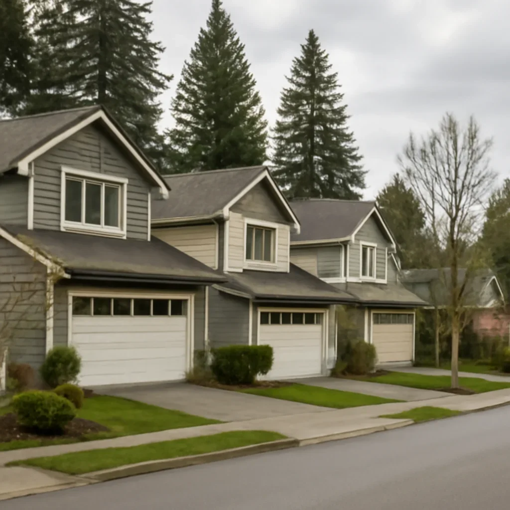 Measuring a Fernridge garage door opening for replacement, tracks, insulation, and opener compatibility