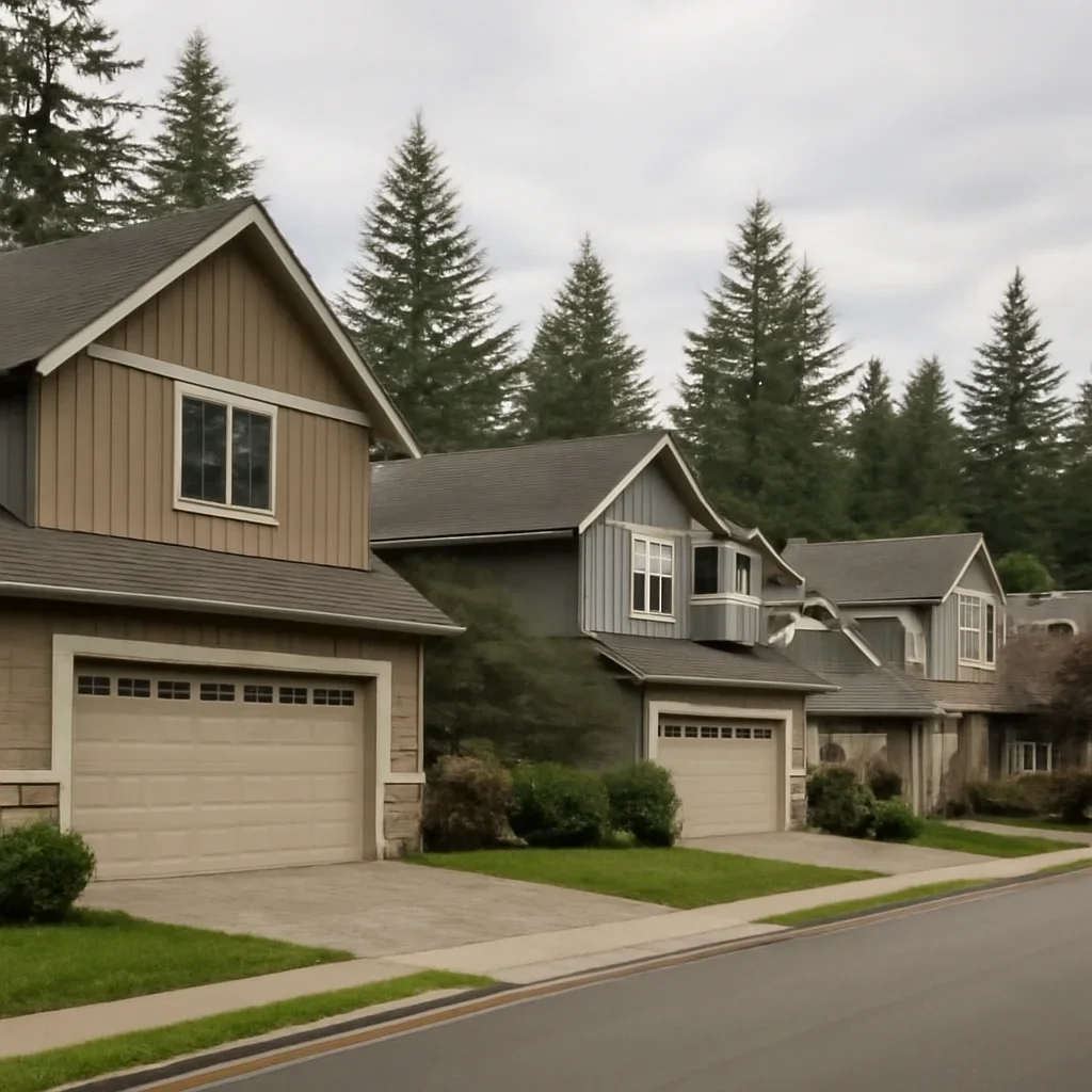 Garage door sensors at a Glen Valley property with a detached garage or workshop