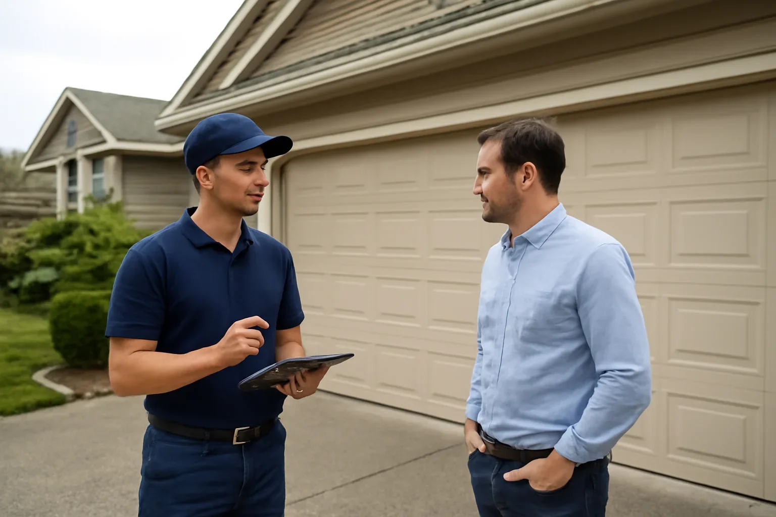 Garage door services in Murrayville for a residential property