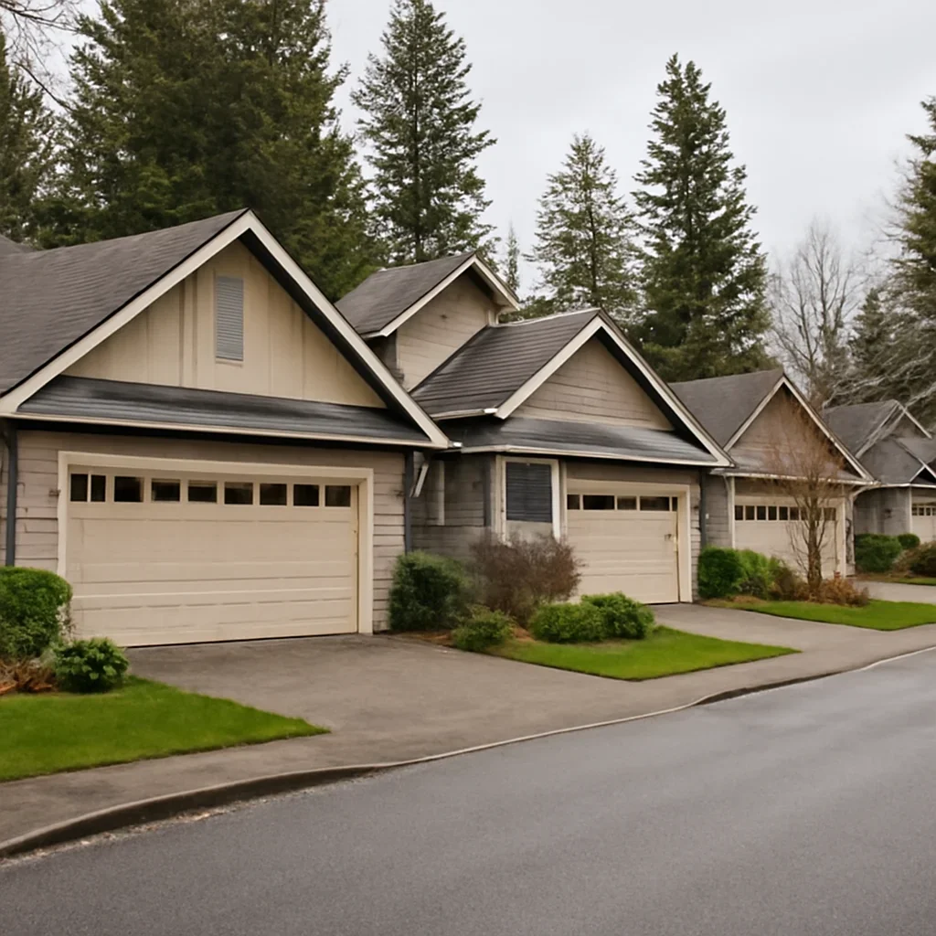 Garage doors on homes in Murrayville Langley