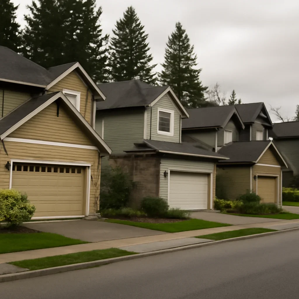 Residential and strata garage access in Willowbrook, Langley