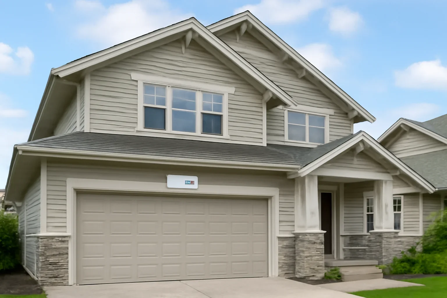 Smart garage door opener with smartphone access at a Langley home