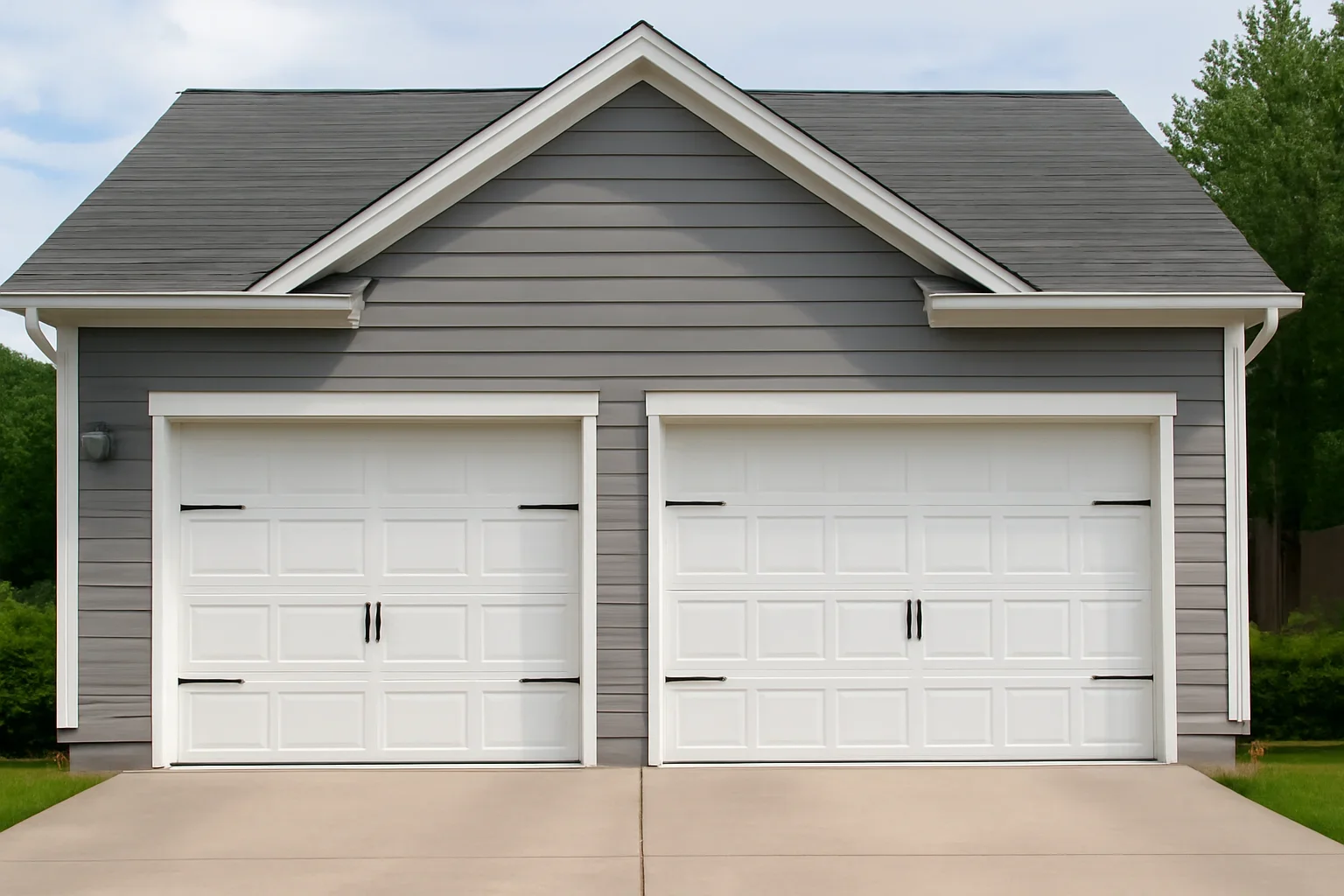 Measuring the width and height of a garage door opening in Langley
